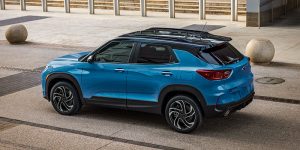 2026 Blue Chevrolet Trailblazer Parked