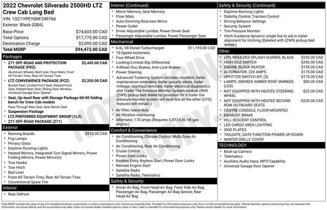2022 Chevrolet Silverado 2500 HD LTZ