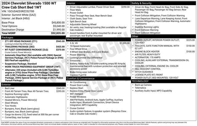 2024 Chevrolet Silverado 1500 WT