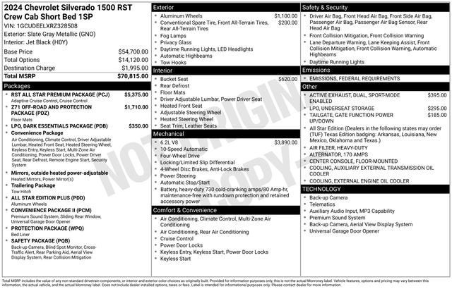 2024 Chevrolet Silverado 1500 RST