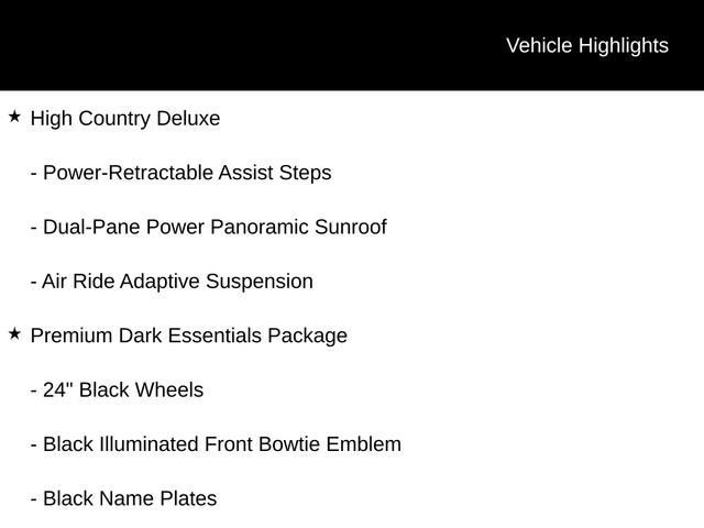 2026 Chevrolet Tahoe High Country