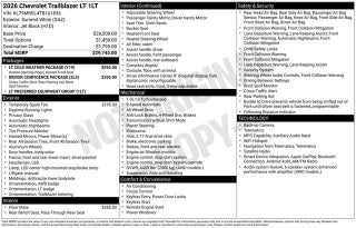 2026 Chevrolet Trailblazer LT