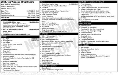 2024 Jeep Wrangler Sahara