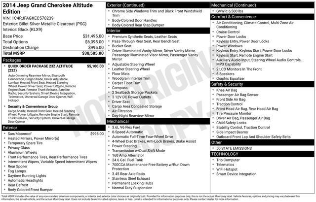 2014 Jeep Grand Cherokee Altitude