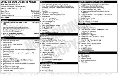 2023 Jeep Grand Cherokee L Altitude 4x4
