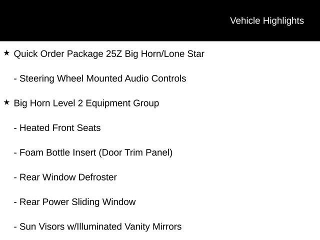 2019 RAM 1500 Big Horn/Lone Star Crew Cab 4x4 5'7" Box