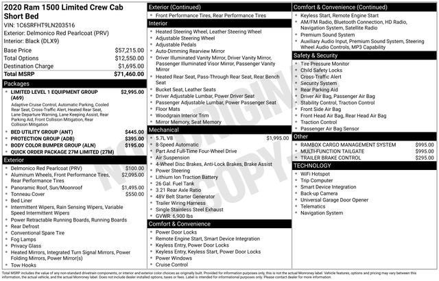 2020 RAM 1500 Limited