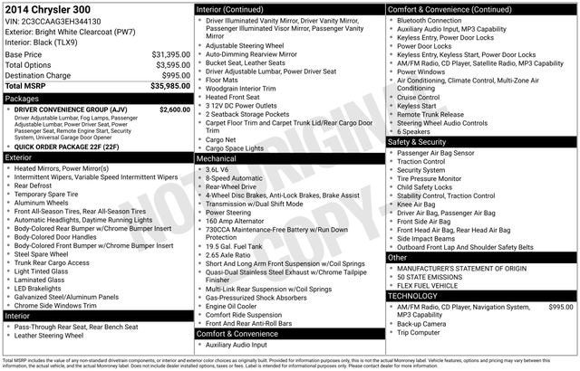 2014 Chrysler 300 Base