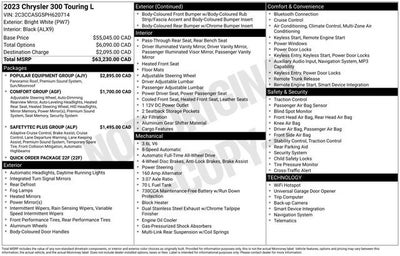 2023 Chrysler 300 Touring L