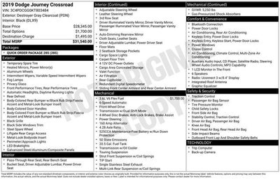 2019 Dodge Journey Crossroad