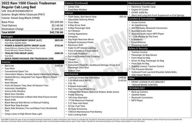 2022 RAM 1500 Classic Tradesman